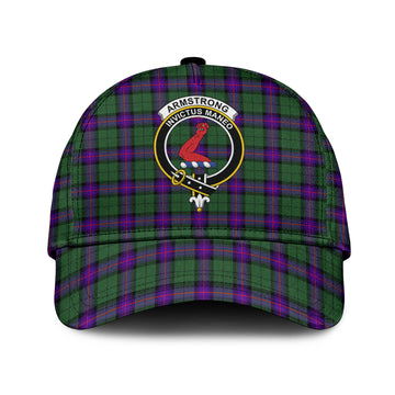 Armstrong Modern Tartan Classic Cap with Family Crest