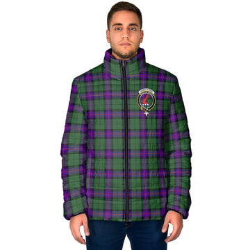 Armstrong Modern Tartan Padded Jacket with Family Crest