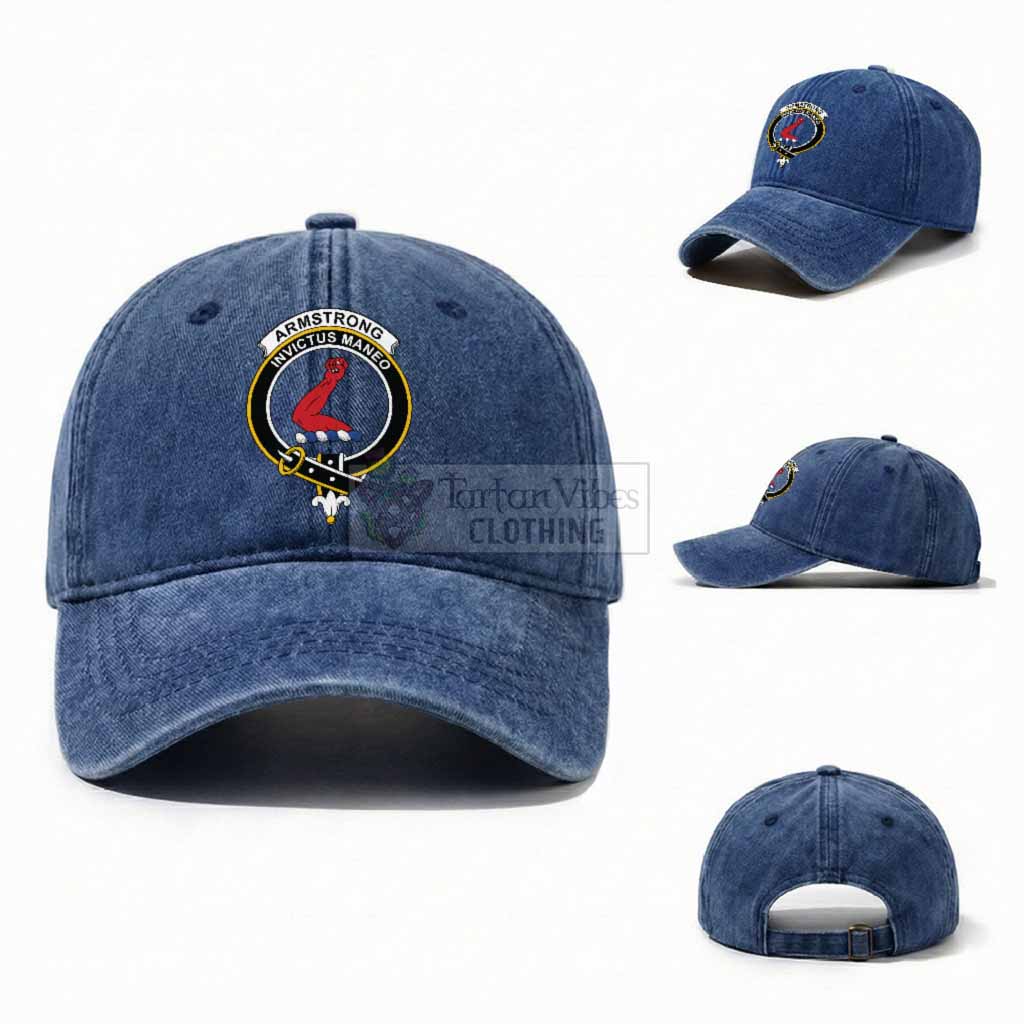 Armstrong Scottish Clan Crest Washed Baseball Cap