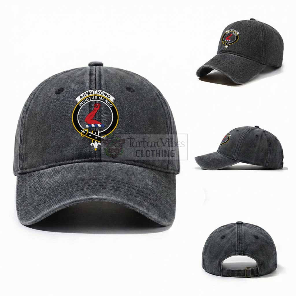 Armstrong Scottish Clan Crest Washed Baseball Cap