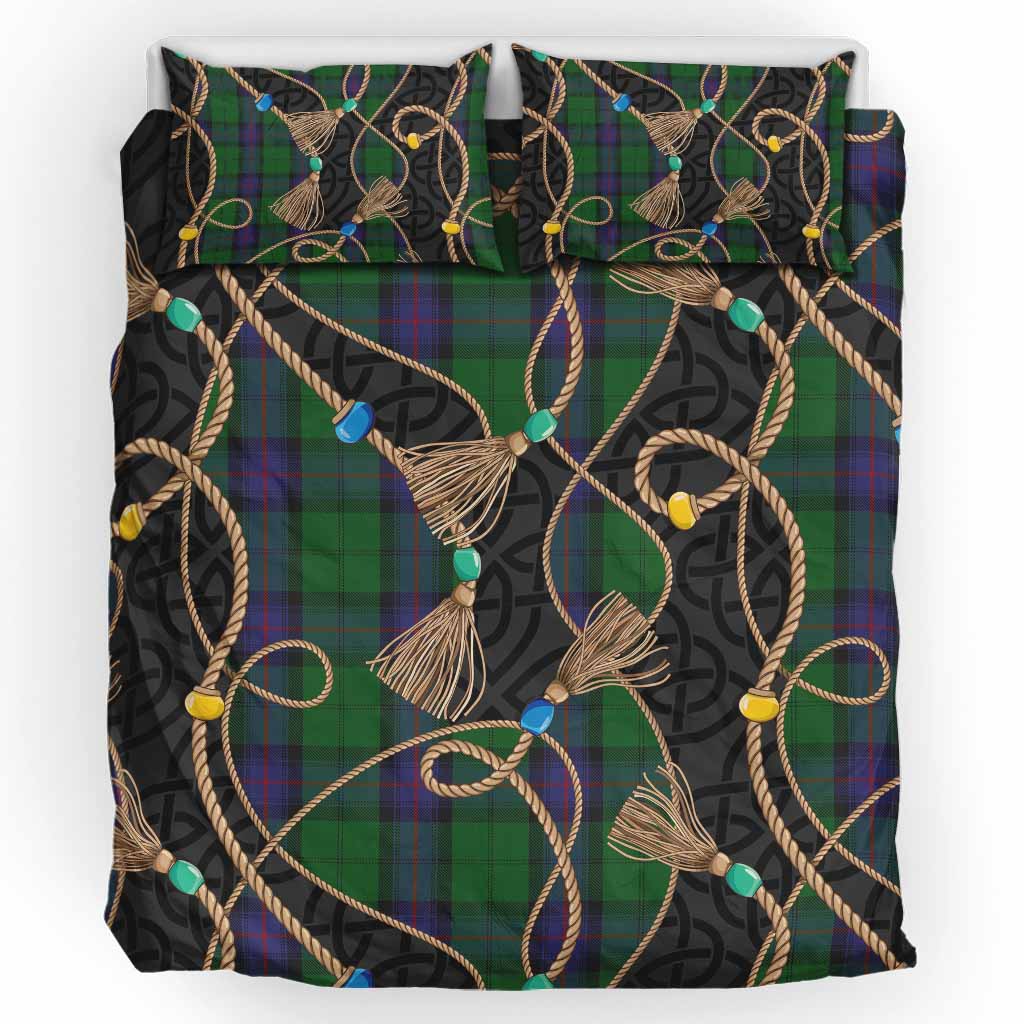 Armstrong Scottish Tartan Twisted Ropes Stylized Bedding Set UK Bedding Set UK King 91*87 inch - Tartan Vibes Clothing