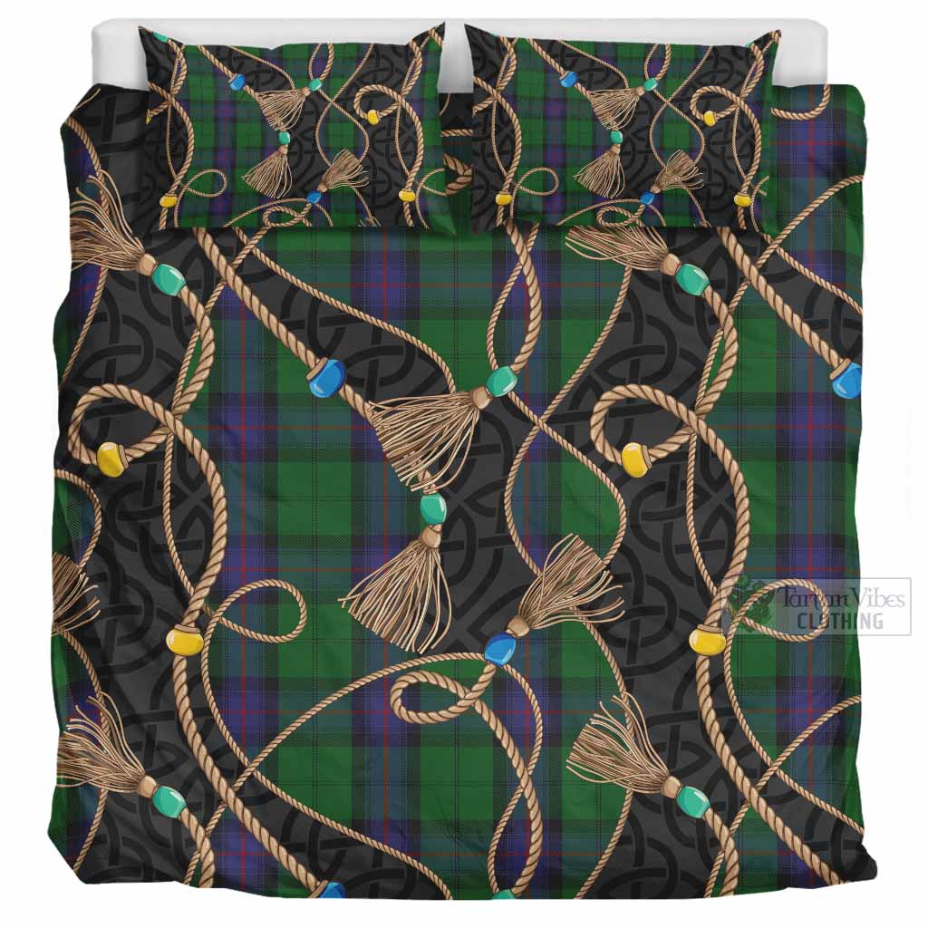 Armstrong Scottish Tartan Twisted Ropes Stylized Bedding Set UK Bedding Set UK Super King 104*94 inch - Tartan Vibes Clothing