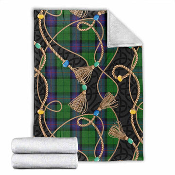 Armstrong Scottish Tartan Twisted Ropes Stylized Blanket