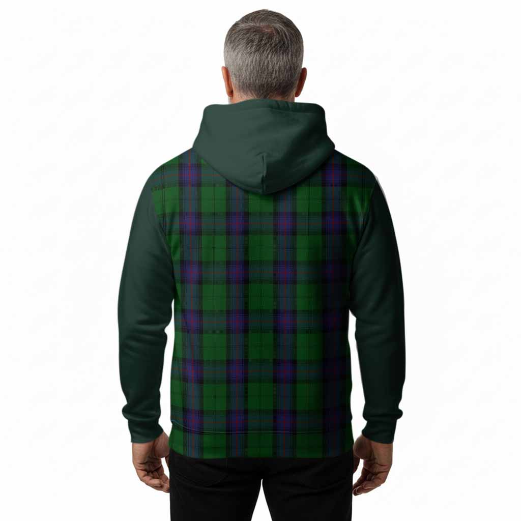 Armstrong Tartan Accent Hoodie with Family Crest