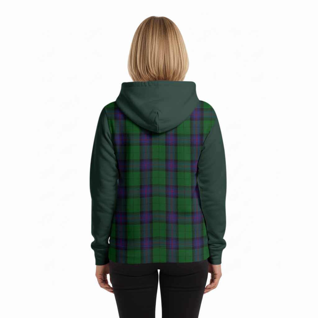 Armstrong Tartan Accent Hoodie with Family Crest