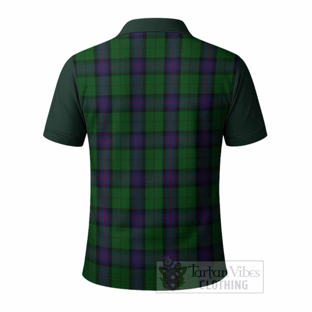 Armstrong Tartan Accent Polo Shirt with Family Crest