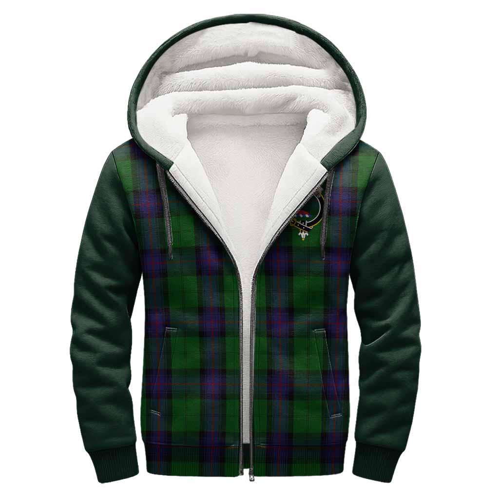 Armstrong Tartan Accent Sherpa Hoodie with Family Crest