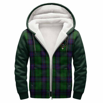 Armstrong Tartan Accent Sherpa Hoodie with Family Crest