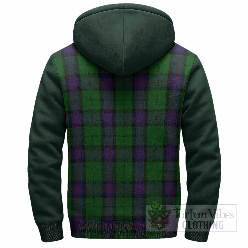 Armstrong Tartan Accent Sherpa Hoodie with Family Crest