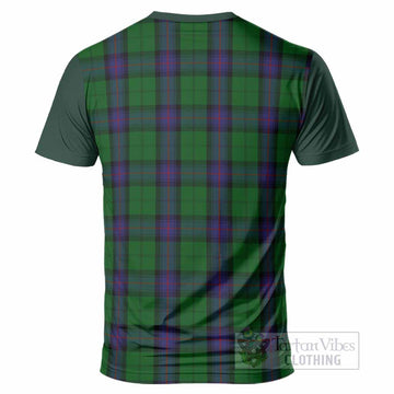 Armstrong Tartan Accent T-Shirt with Family Crest