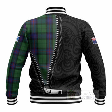 Armstrong Tartan Baseball Jacket New Zealand Pattern Unique Zipper Stylized