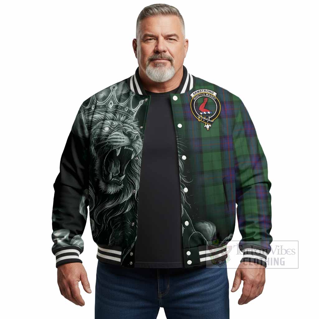 Armstrong Tartan Baseball Jacket Roaring Lion Heritage
