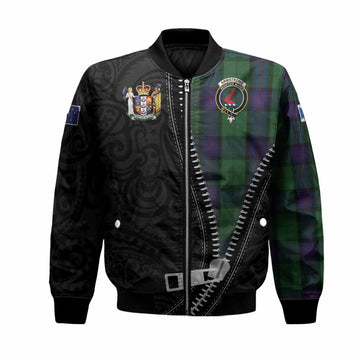 Armstrong Tartan Bomber Jacket New Zealand Pattern Unique Zipper Stylized