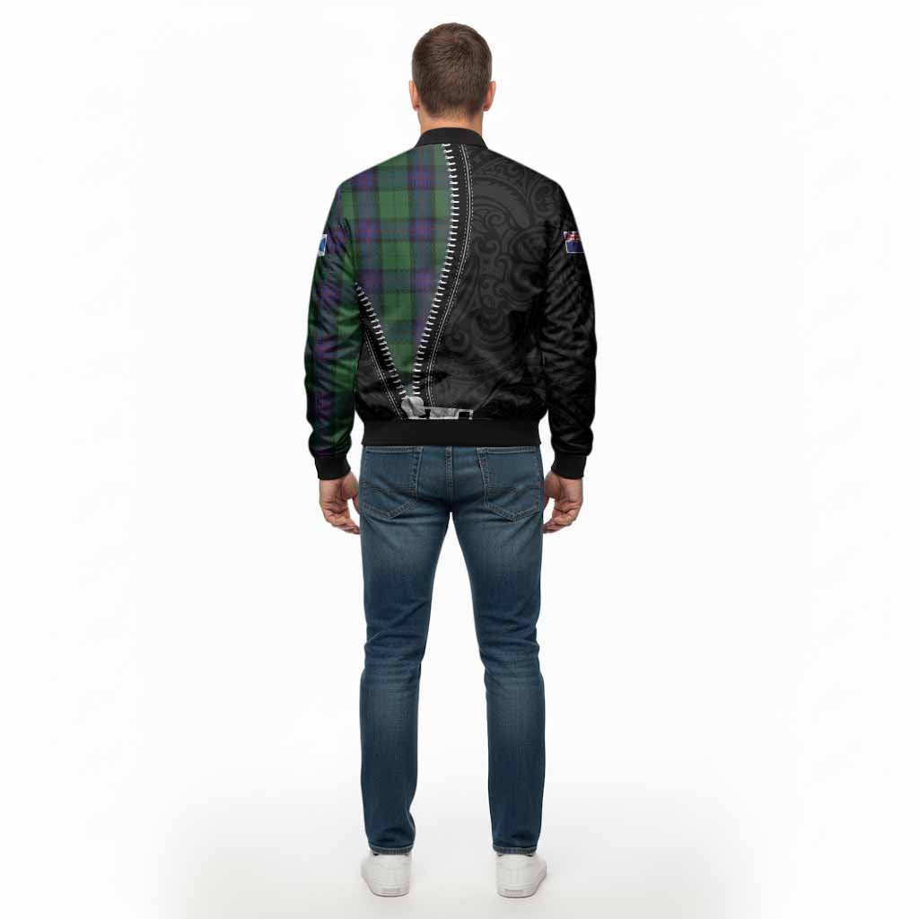 Armstrong Tartan Bomber Jacket New Zealand Pattern Unique Zipper Stylized