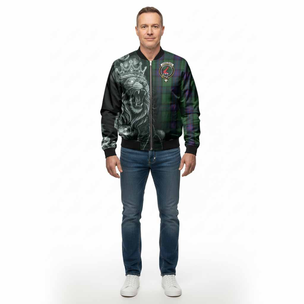 Armstrong Tartan Bomber Jacket Roaring Lion Heritage