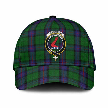 Armstrong Tartan Classic Cap with Family Crest
