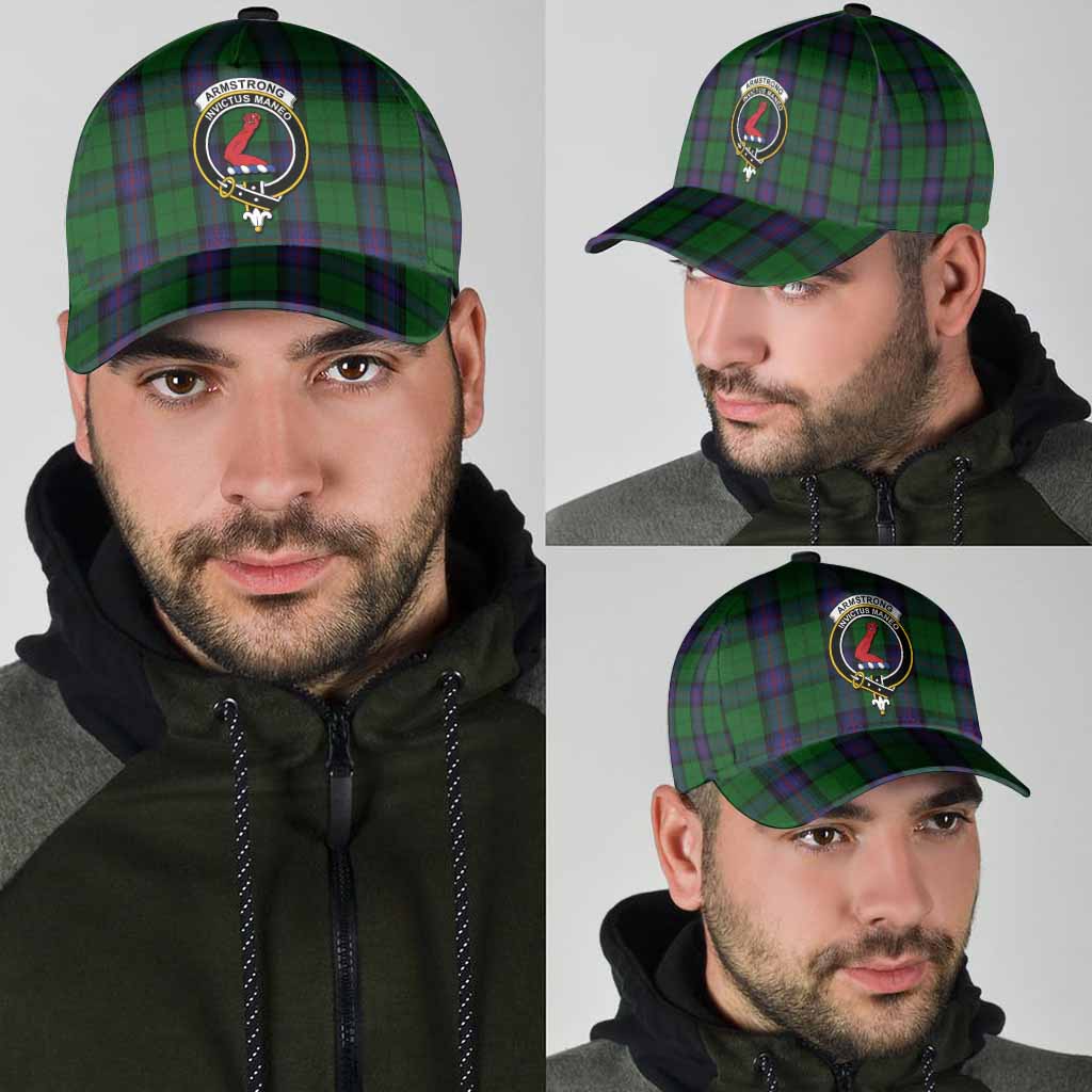 Armstrong Tartan Classic Cap with Family Crest
