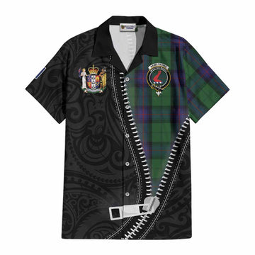 Armstrong Tartan Cotton Hawaiian Shirt New Zealand Pattern Unique Zipper Stylized