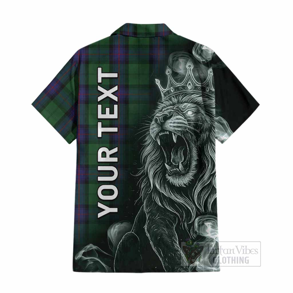Armstrong Tartan Cotton Hawaiian Shirt Roaring Lion Heritage