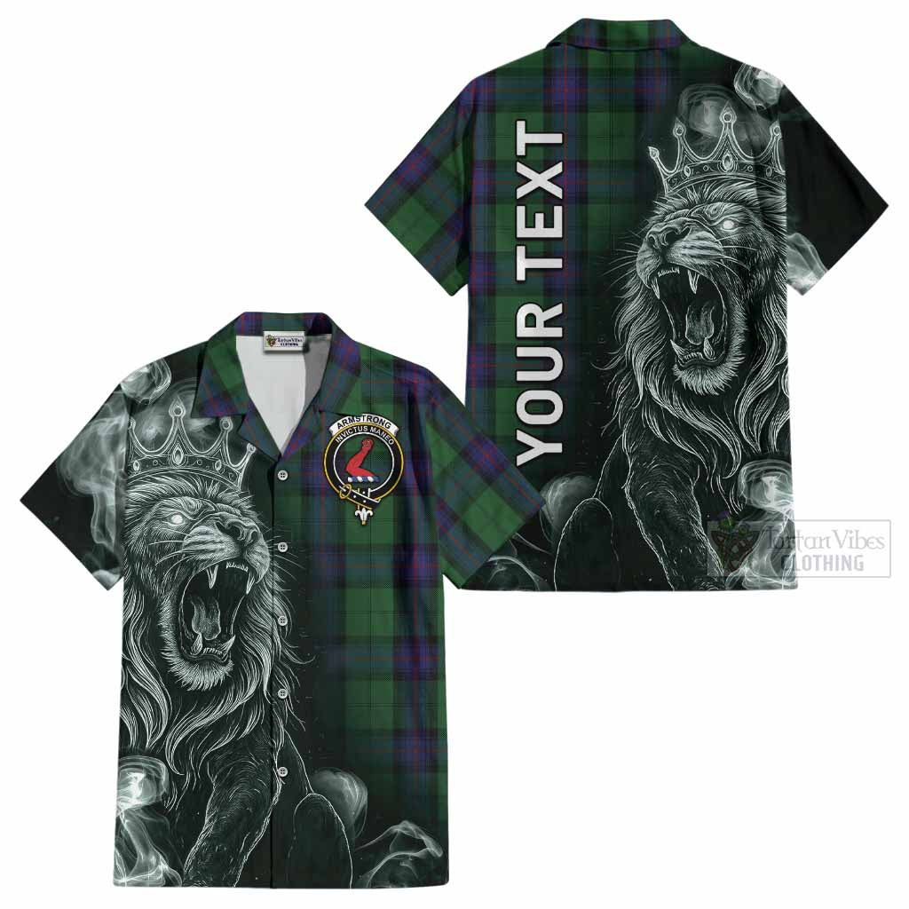 Armstrong Tartan Cotton Hawaiian Shirt Roaring Lion Heritage