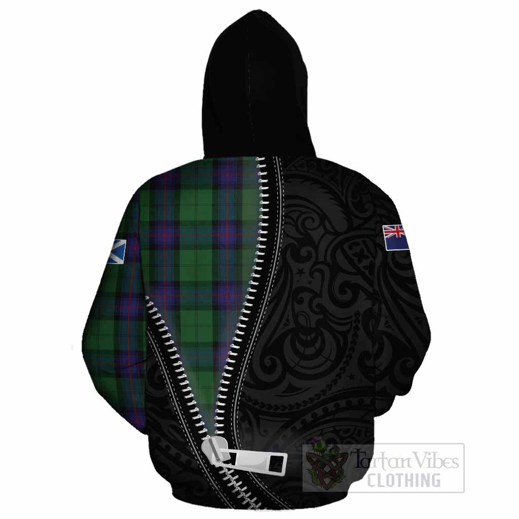 Armstrong Tartan Cotton Hoodie New Zealand Pattern Unique Zipper Stylized