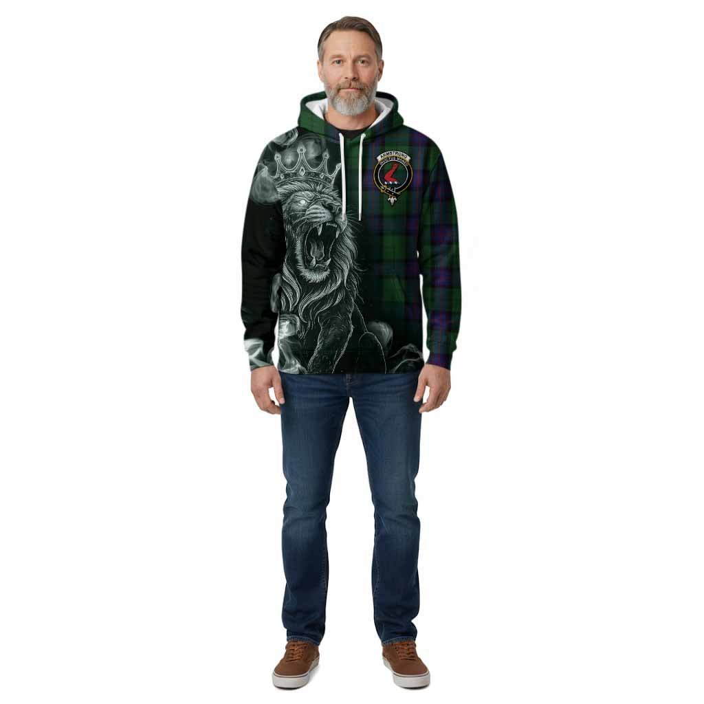 Armstrong Tartan Cotton Hoodie Roaring Lion Heritage