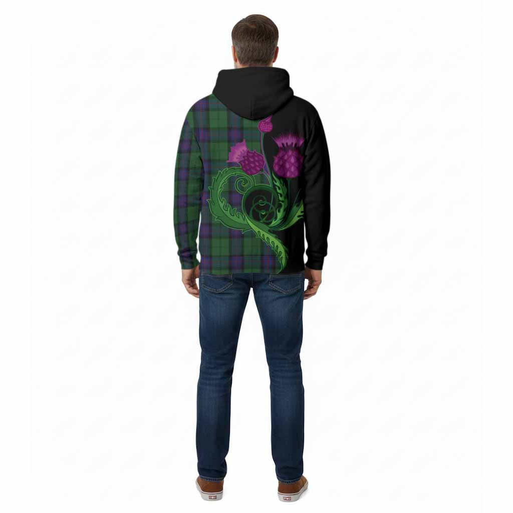 Armstrong Tartan Cotton Hoodie Traditional Scottish Thistle