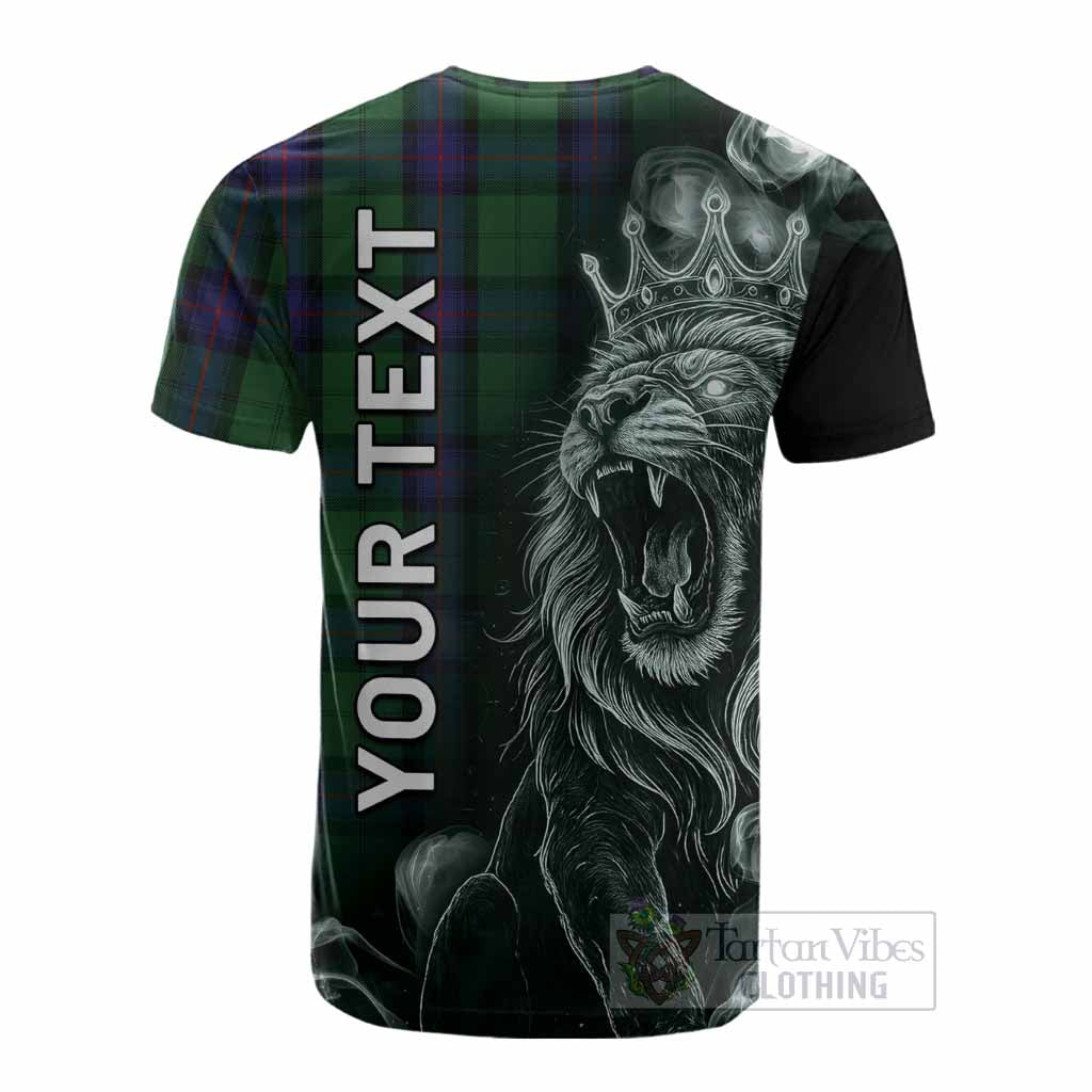 Armstrong Tartan Cotton T-shirt Roaring Lion Heritage