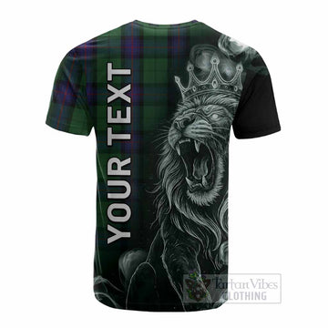 Armstrong Tartan Cotton T-shirt Roaring Lion Heritage