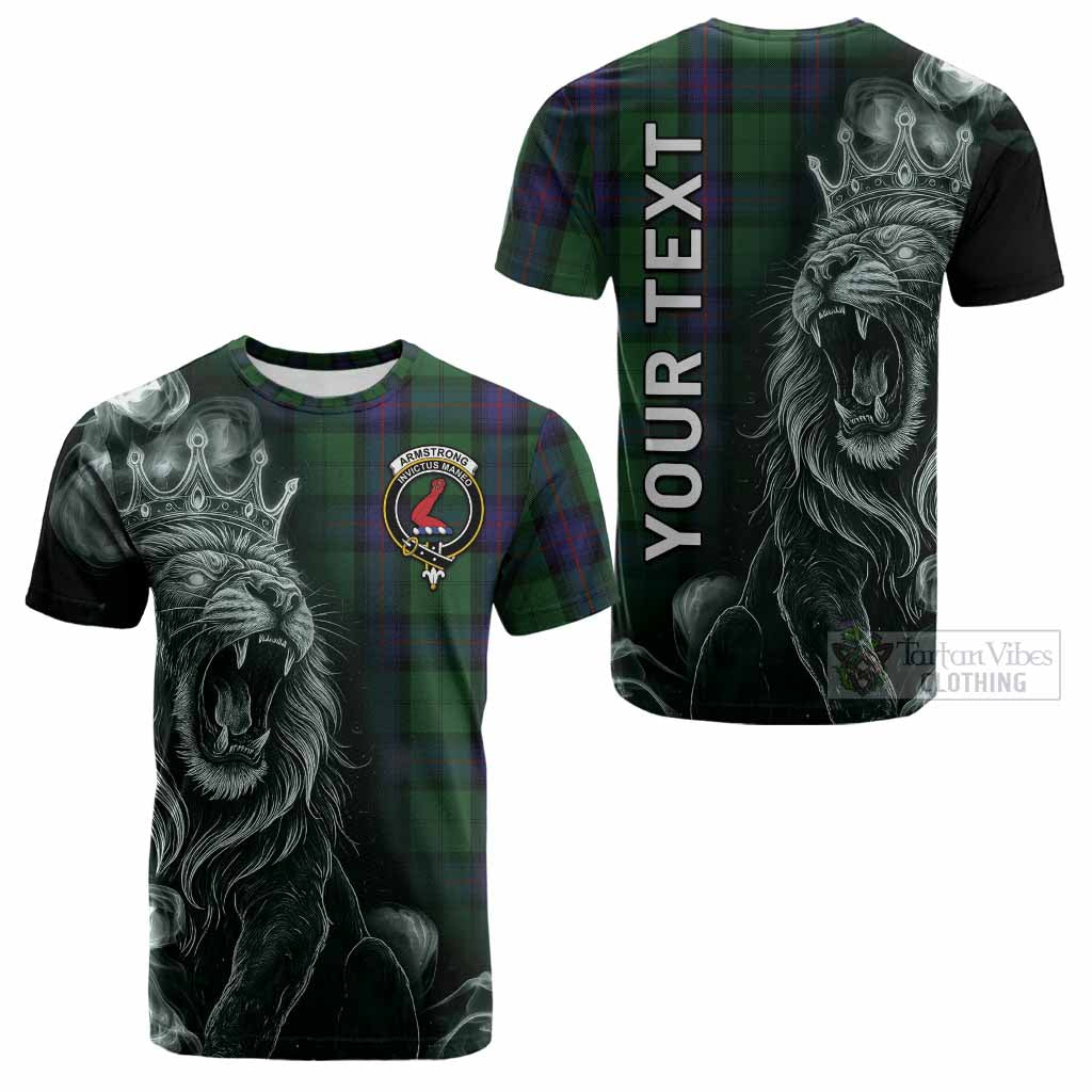 Armstrong Tartan Cotton T-shirt Roaring Lion Heritage