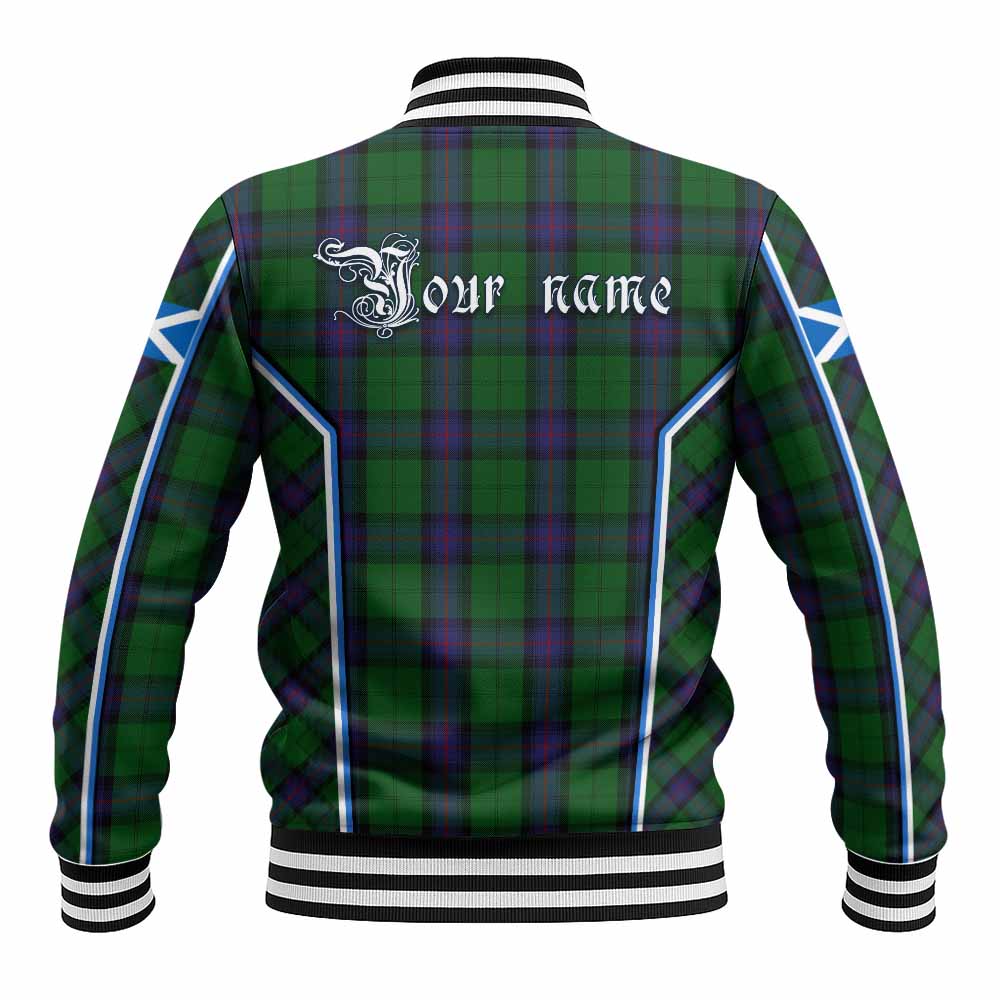 Armstrong Tartan Crest Baseball Jacket Scotland Coat of Arm Flag Style - Tartan Vibes Clothing