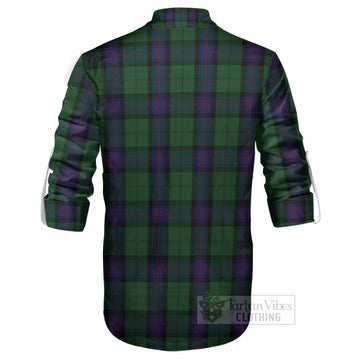 Armstrong Tartan Crest Ghillie Shirt Ferocious Lion Style