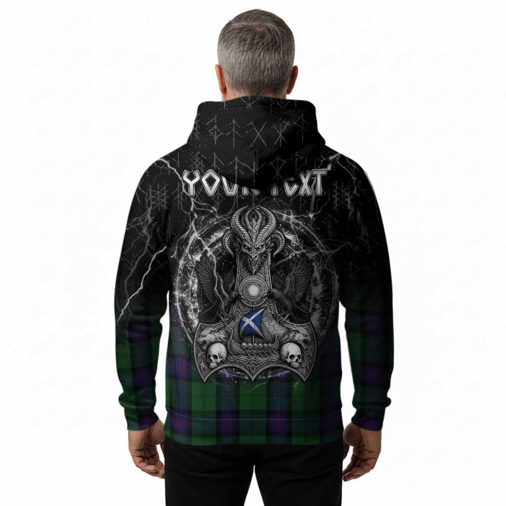 Armstrong Tartan Crest Hoodie Celtic Odin's Raven Legacy