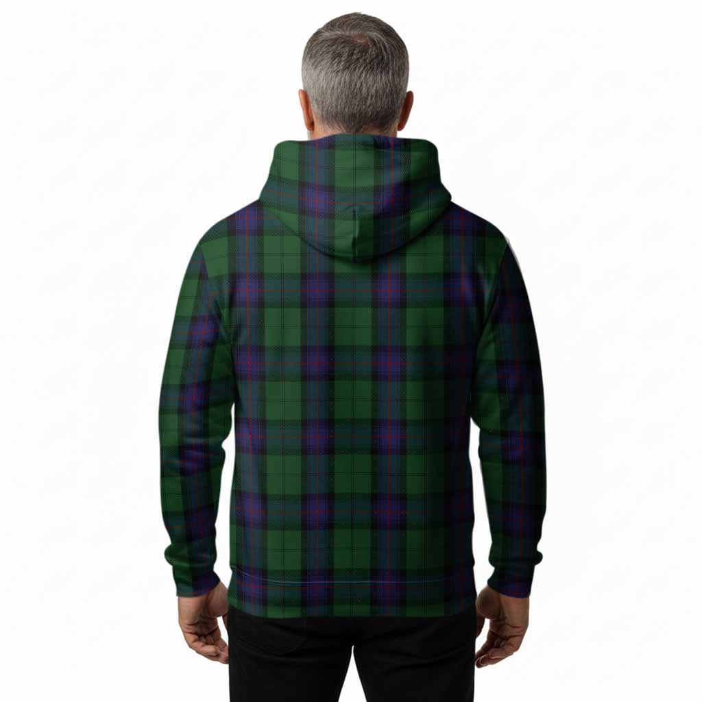 Armstrong Tartan Crest Hoodie Ferocious Lion Style