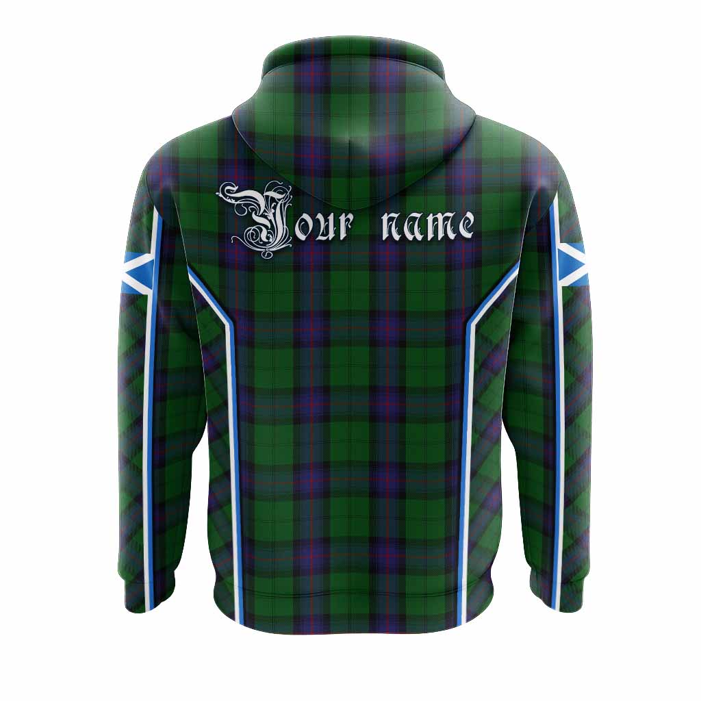 Armstrong Tartan Crest Hoodie Scotland Coat of Arm Flag Style - Tartan Vibes Clothing