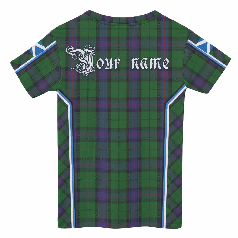Armstrong Tartan Crest Kid T-shirt Scotland Coat of Arm Flag Style - Tartan Vibes Clothing