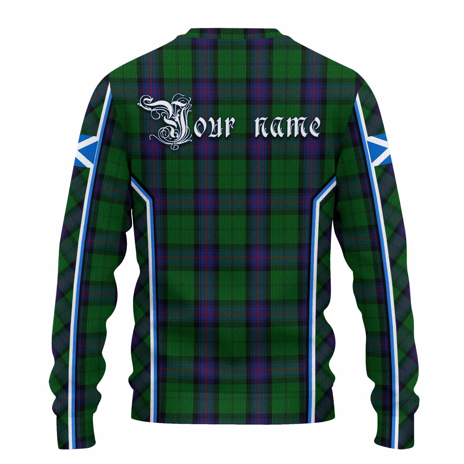Armstrong Tartan Crest Knitted Sweater Scotland Coat of Arm Flag Style - Tartan Vibes Clothing