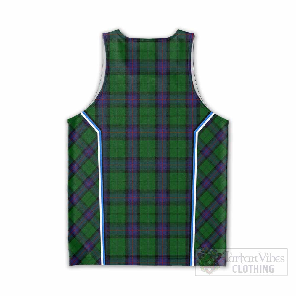 Armstrong Tartan Crest Men Tank Top Scotland Coat of Arm Flag Style - Tartan Vibes Clothing