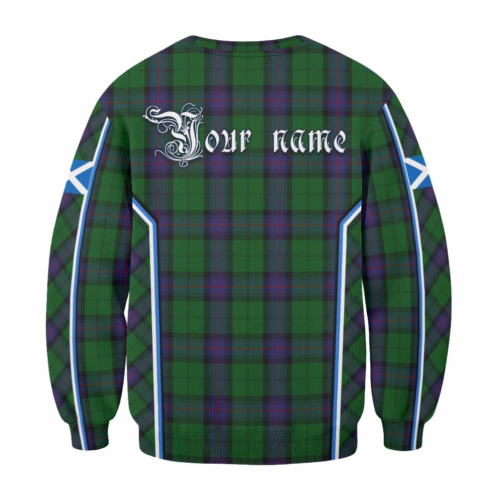 Armstrong Tartan Crest Sweatshirt Scotland Coat of Arm Flag Style - Tartan Vibes Clothing