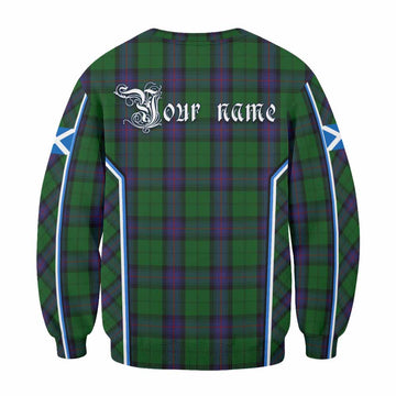 Armstrong Tartan Crest Sweatshirt Scotland Coat of Arm Flag Style