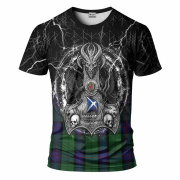 Armstrong Tartan Crest T-Shirt Celtic Odin's Raven Legacy