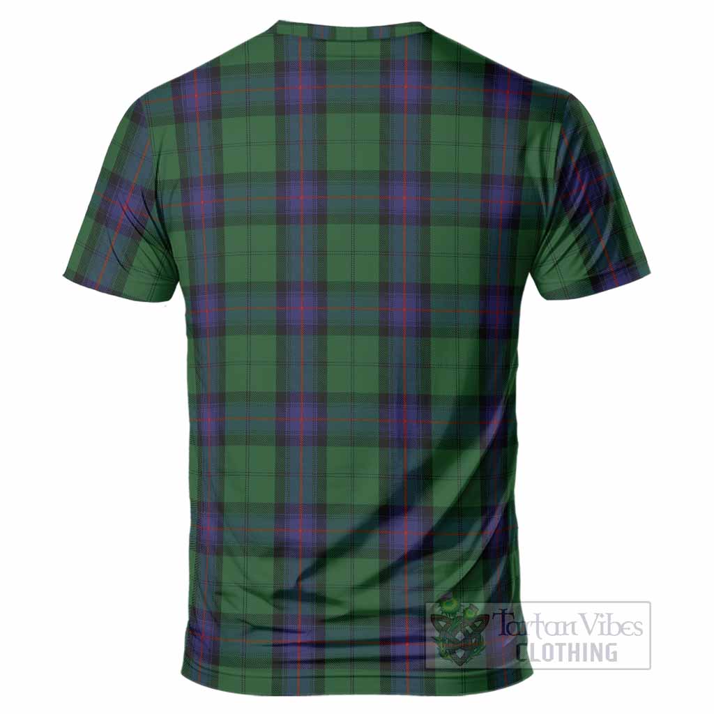 Armstrong Tartan Crest T-Shirt Ferocious Lion Style