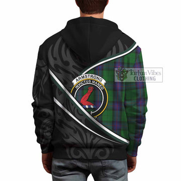 Armstrong Tartan Family Crest Hoodie Celtic Scottish Thistle Floral