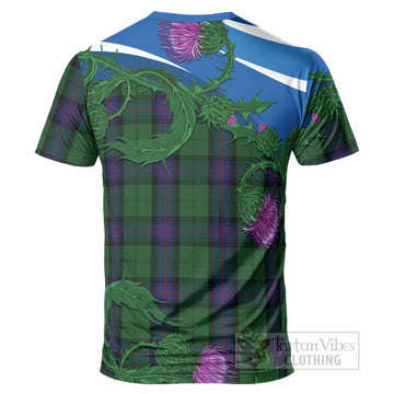 Armstrong Tartan Family Crest T-Shirt Thistle in Minimalism