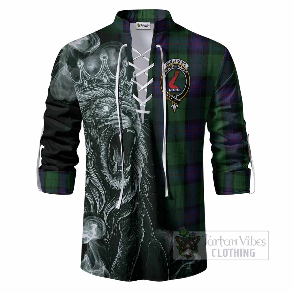 Armstrong Tartan Ghillie Shirt Roaring Lion Heritage