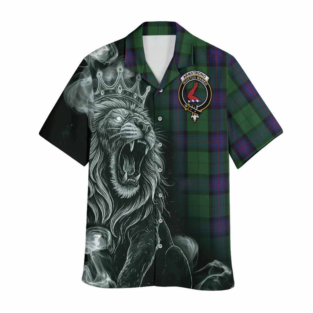 Armstrong Tartan Hawaiian Shirt Roaring Lion Heritage