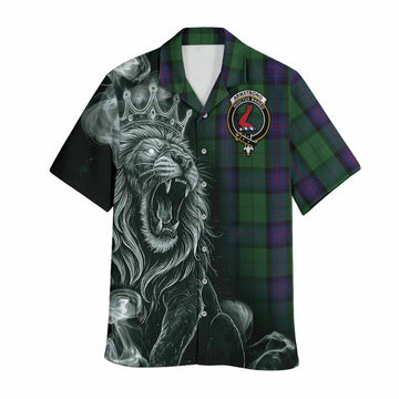 Armstrong Tartan Hawaiian Shirt Roaring Lion Heritage