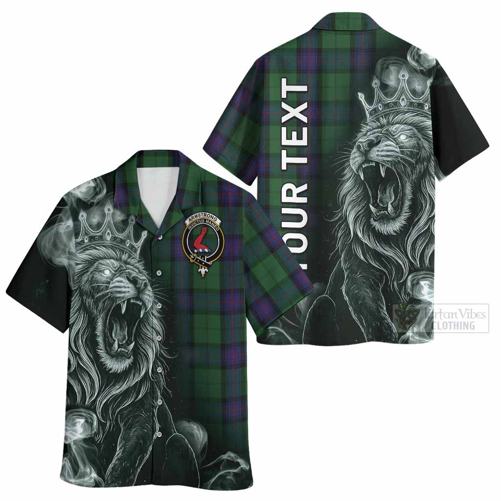 Armstrong Tartan Hawaiian Shirt Roaring Lion Heritage