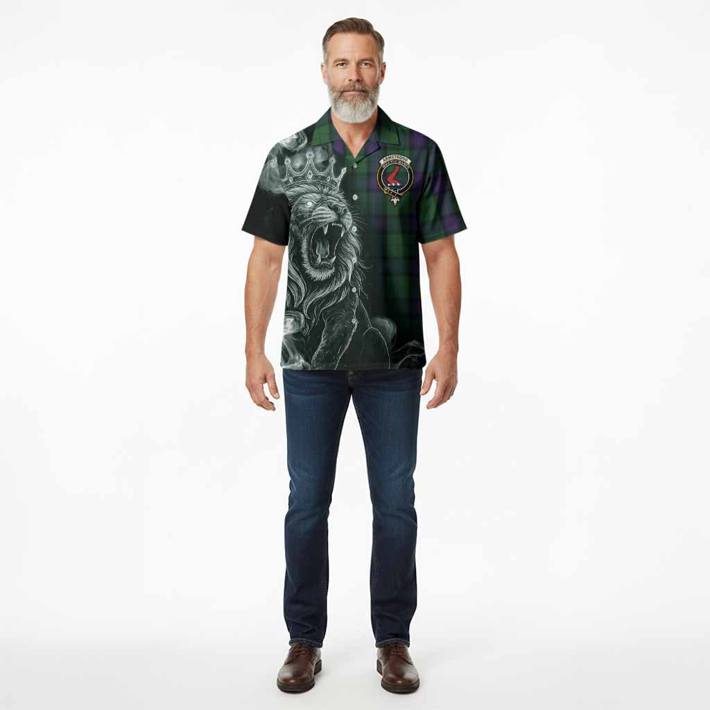 Armstrong Tartan Hawaiian Shirt Roaring Lion Heritage