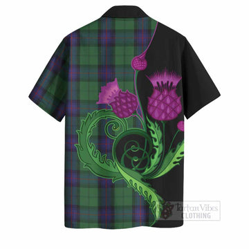 Armstrong Tartan Hawaiian Shirt Traditional Scottish Thistle